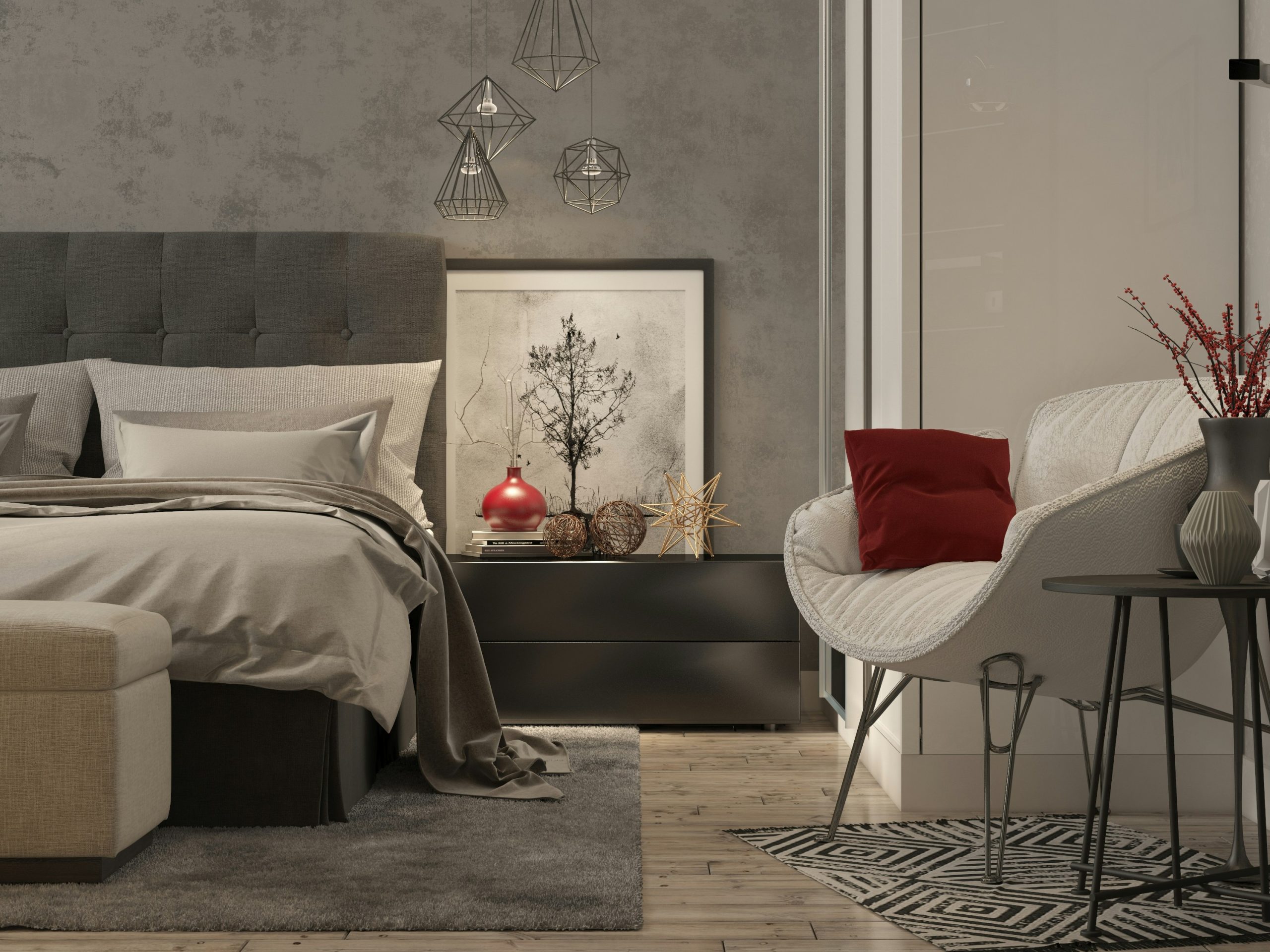 Embrace Luxury: Introducing the Velvet Accents Bedroom